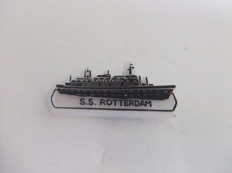 Holland-Amerika lijn SS Rotterdam zwart wit